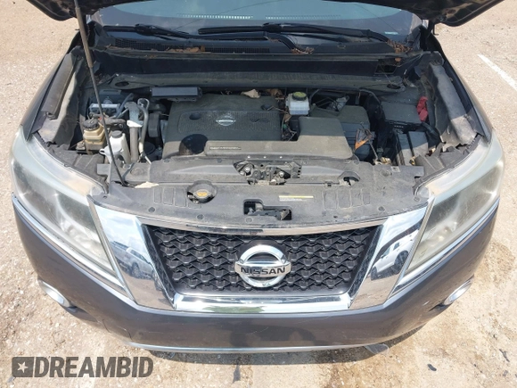 2014 Nissan Pathfinder Platinum z VIN 5N1AR2MN1EC734966, wystawiony jako IAAI lot #42407058 z przebiegiem 99 998 mil mil oraz . Historia ofert i sprzedaży dostępna na DreamBid. Obrazek 10.