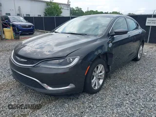 2015 Chrysler 200 Limited with VIN 1C3CCCABXFN632929, listed as a IAAI auction lot 42144192 with 140,917 mi miles. Bid and sale history available at carsss.com. Image 2.