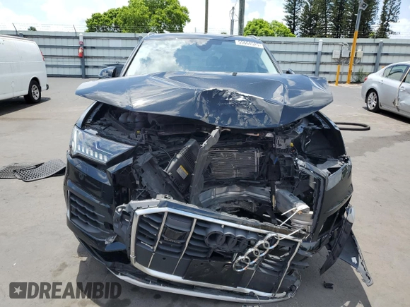 2023 Audi Q7 Premium with VIN WA1AXBF74PD017509, listed as a Copart auction lot 55664525 with 89,124 mi miles and Non repairable. Bid and sale history available at DreamBid. Image 5.