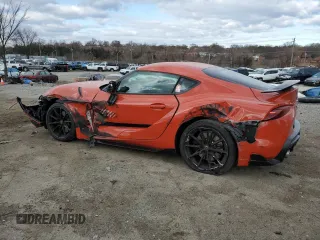 2024 Toyota GR Supra 3.0 with VIN WZ1DB0G07RW066056, listed as a Copart auction lot 83676044 with 3,621 mi miles and Salvage Title. Bid and sale history available at carsss.com. Image 2.