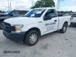 2018 Ford F-150 XL with VIN 1FTMF1CB0JFE21234, listed as a IAAI auction lot 42605399 with 243,035 mi miles and . Bid and sale history available at DreamBid. Image 17.