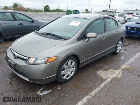 2008 Honda Civic LX z VIN 2HGFA16578H307187, wystawiony jako IAAI lot #42394956 z przebiegiem 56 834 mil mil oraz . Historia ofert i sprzedaży dostępna na DreamBid. Obrazek 2.