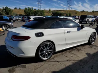 2017 Mercedes-Benz C 43 AMG with VIN WDDWK6EB2HF520135, listed as a Copart auction lot 72433934 with 44,125 mi miles and Salvage title. Bid and sale history available at DreamBid. Image 3.
