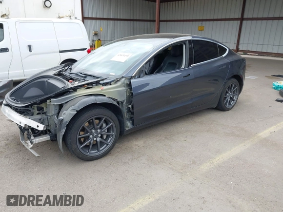 2018 Tesla Model 3 Long Range Battery with VIN 5YJ3E1EA7JF019962, listed as a IAAI auction lot 42024190 with 161,473 mi miles and . Bid and sale history available at DreamBid. Image 2.