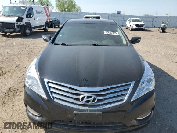 2014 Hyundai Azera Limited with VIN KMHFH4JG3EA424176, listed as a Copart auction lot 55837825 with 133,781 mi miles and Salvage title. Bid and sale history available at DreamBid. Image 5.