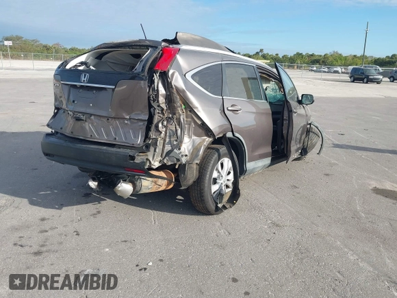 2012 Honda CR-V EX-L with VIN 5J6RM3H78CL014868, listed as a IAAI auction lot 40811064 with 1 mi miles. Bid and sale history available at carsss.com. Image 4.