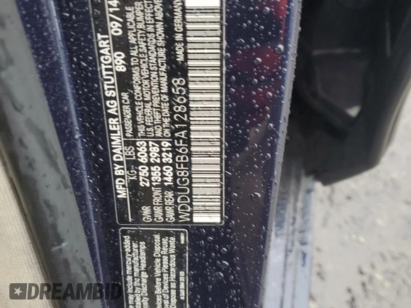 2015 Mercedes-Benz S 550 z VIN WDDUG8FB6FA128658, wystawiony jako Copart lot #58482035 z przebiegiem 125 783 mil mil oraz Szkoda całkowita • Salvage title. Historia ofert i sprzedaży dostępna na DreamBid. Obrazek 12.