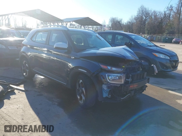 2020 Hyundai Venue SEL with VIN KMHRC8A34LU047689, listed as a IAAI auction lot 41204146 with 78,870 mi miles. Bid and sale history available at carsss.com. Image 1.