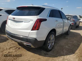2024 Cadillac XT5 FWD Premium Luxury with VIN 1GYKNCRSXRZ720148, listed as a Copart auction lot 75116124 with 0 mi miles and Non Repairable. Bid and sale history available at carsss.com. Image 3.