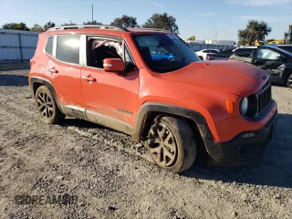 2017 Jeep Renegade Altitude with VIN ZACCJABH5HPG29889, listed as a Copart auction lot 77868264 with 97,397 mi miles and Salvage title. Bid and sale history available at DreamBid. Image 4.
