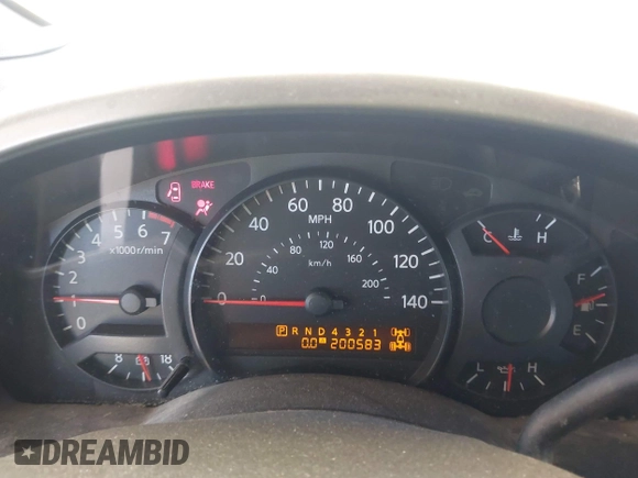 2005 Nissan Titan LE with VIN 1N6AA07B05N572685, listed as a IAAI auction lot 42692229 with 200,583 mi miles and . Bid and sale history available at DreamBid. Image 7.