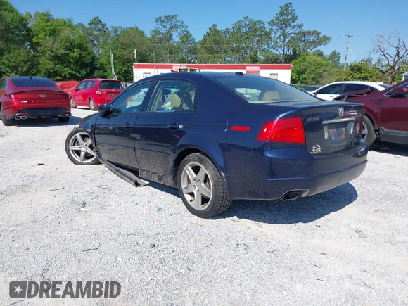 2004 Acura TL with VIN 19UUA66254A034396, listed as a IAAI auction lot 41989443 with 217,295 mi miles. Bid and sale history available at carsss.com. Image 3.