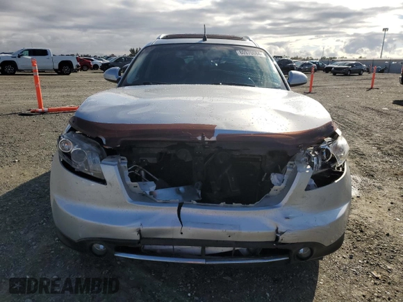 2007 Infiniti FX35 with VIN JNRAS08W37X206213, listed as a Copart auction lot 80970684 with 60,942 mi miles and Salvage Title. Bid and sale history available at carsss.com. Image 5.