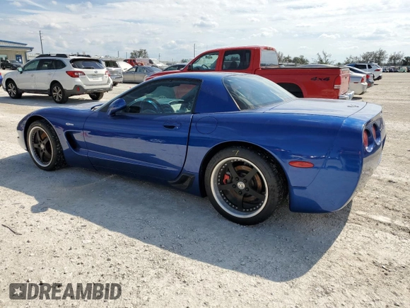 2003 Chevrolet Corvette Z06 with VIN 1G1YY12S835108625, listed as a Copart auction lot 78138834 with 0 mi miles and Salvage Title. Bid and sale history available at carsss.com. Image 2.