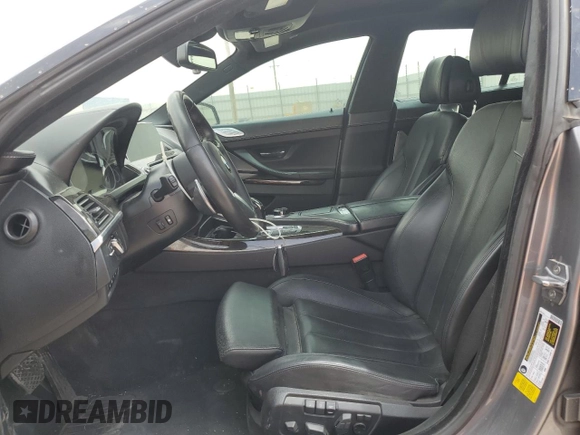 2017 BMW 6 Series 650i with VIN WBA6D4C56HD977805, listed as a Copart auction lot 56655514 with 62,711 mi miles and Salvage Title. Bid and sale history available at carsss.com. Image 7.