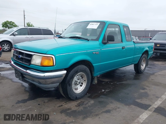 1994 Ford Ranger Splash with VIN 1FTCR14U5RPB01691, listed as a IAAI auction lot 42087715 with 202,424 mi miles. Bid and sale history available at carsss.com. Image 2.