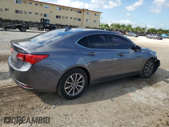 2020 Acura TLX with VIN 19UUB1F35LA014785, listed as a Copart auction lot 68435653 with 43,019 mi miles and Salvage title. Bid and sale history available at DreamBid. Image 3.