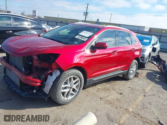 2024 Ford Edge SEL with VIN 2FMPK4J96RBA54214, listed as a IAAI auction lot 41622470 with 15,950 mi miles. Bid and sale history available at carsss.com. Image 18.