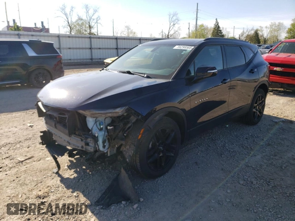 2020 Chevrolet Blazer LT with VIN 3GNKBHRS0LS599105, listed as a Copart auction lot 56298565 with 55,895 mi miles and Clean title. Bid and sale history available at DreamBid. Image 1.