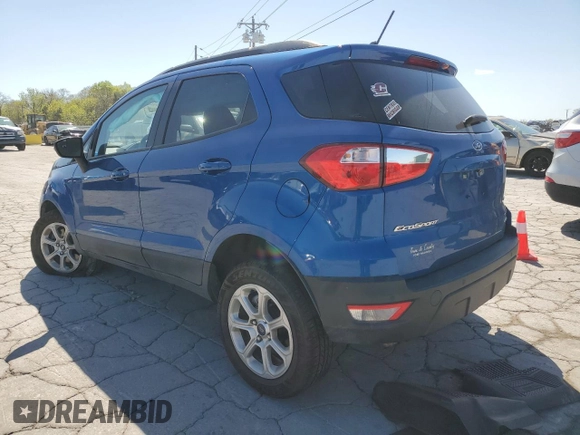 2021 Ford EcoSport SE z VIN MAJ6S3GL6MC409572, wystawiony jako Copart lot #53320685 z przebiegiem 26 448 mil mil oraz Szkoda całkowita • Salvage title. Historia ofert i sprzedaży dostępna na DreamBid. Obrazek 2.