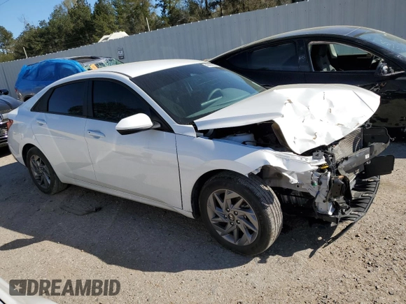 2024 Hyundai Elantra SEL with VIN KMHLM4DG3RU755774, listed as a Copart auction lot 49458605 with 10,842 mi miles and Salvage Title. Bid and sale history available at carsss.com. Image 4.