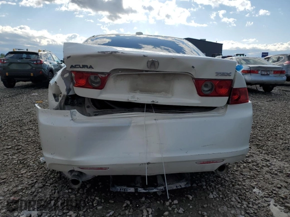 2007 Acura TSX Navi with VIN JH4CL96957C001778, listed as a Copart auction lot 57298815 with 484,754 mi miles and Salvage title. Bid and sale history available at DreamBid. Image 6.