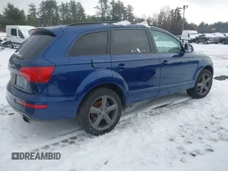 2015 Audi Q7 3.0T Premium Plus with VIN WA1LGAFE7FD018265, listed as a IAAI auction lot 41022440 with 145,874 mi miles. Bid and sale history available at carsss.com. Image 4.
