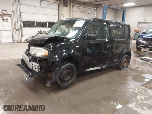 2009 Nissan Cube 1.8 SL with VIN JN8AZ28R59T118635, listed as a IAAI auction lot 40705684 with 188,365 mi miles. Bid and sale history available at carsss.com. Image 2.