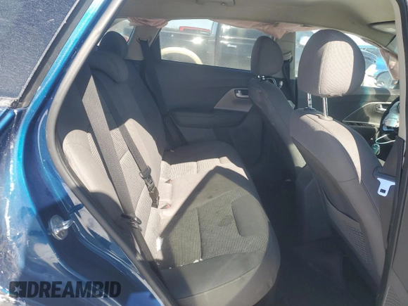2021 Kia Niro LX with VIN KNDCB3LC0M5485909, listed as a Copart auction lot 46037385 with 0 mi miles and Salvage Title. Bid and sale history available at carsss.com. Image 10.