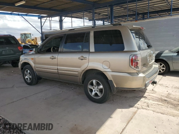 2007 Honda Pilot EX-L with VIN 5FNYF18537B020214, listed as a Copart auction lot 51494905 with 231,880 mi miles and Salvage Title. Bid and sale history available at DreamBid. Image 2.