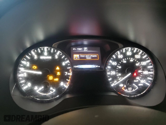 2016 Nissan Pathfinder S with VIN 5N1AR2MMXGC652177, listed as a Copart auction lot 47100055 with 122,497 mi miles and Salvage Title. Bid and sale history available at carsss.com. Image 9.