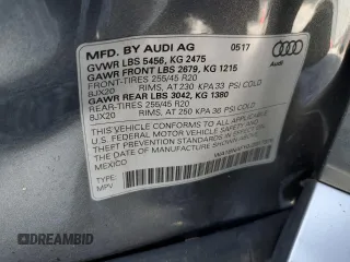 2018 Audi Q5 Premium Plus z VIN WA1BNAFY0J2017376, wystawiony jako Copart lot #58340795 z przebiegiem 75 345 mil mil oraz Szkoda całkowita • Salvage title. Historia ofert i sprzedaży dostępna na DreamBid. Obrazek 13.