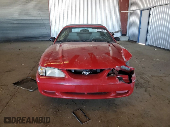 1998 Ford Mustang with VIN 1FAFP4447WF245920, listed as a Copart auction lot 87719415 with 211,426 mi miles and Salvage Title. Bid and sale history available at carsss.com. Image 5.
