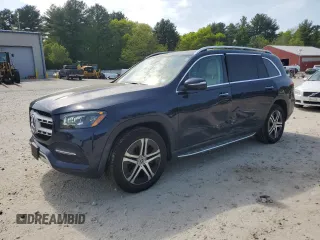 2020 Mercedes-Benz GLS 450 z VIN 4JGFF5KEXLA152568, wystawiony jako Copart lot #56614645 z przebiegiem 74 589 mil mil oraz Szkody całkowita. Historia ofert i sprzedaży dostępna na DreamBid. Obrazek 1.