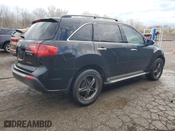 2011 Acura MDX Tech Pkg with VIN 2HNYD2H64BH503437, listed as a Copart auction lot 53913015 with 168,959 mi miles and Clean Title. Bid and sale history available at carsss.com. Image 3.
