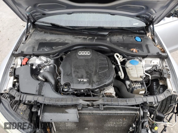 2016 Audi A6 Premium Plus with VIN WAUGFAFC8GN016509, listed as a Copart auction lot 52163905 with 136,724 mi miles and Salvage title. Bid and sale history available at DreamBid. Image 12.