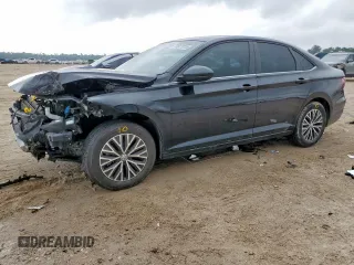2021 Volkswagen Jetta S with VIN 3VWC57BU1MM008017, listed as a Copart auction lot 58921015 with 95,561 mi miles and Salvage title. Bid and sale history available at DreamBid. Image 1.