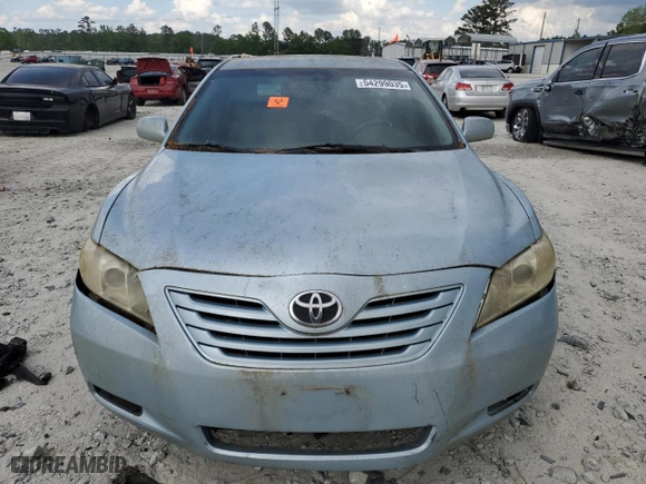 2007 Toyota Camry CE with VIN 4T1BE46K77U659430, listed as a Copart auction lot 54299035 with 209,212 mi miles and Clean Title. Bid and sale history available at carsss.com. Image 5.