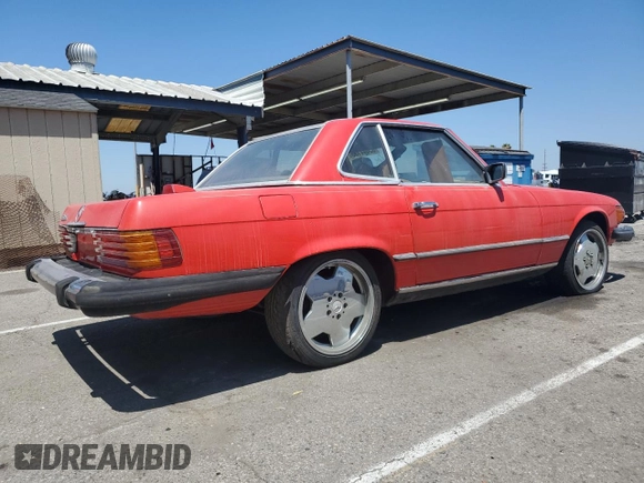 1979 Mercedes-Benz SL with VIN 10704412052399, listed as a Copart auction lot 63044135 with 162,284 mi miles and Salvage title. Bid and sale history available at DreamBid. Image 3.