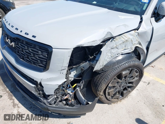 2022 Kia Telluride SX with VIN 5XYP5DHC9NG289323, listed as a IAAI auction lot 41796402 with 50,923 mi miles and . Bid and sale history available at DreamBid. Image 6.