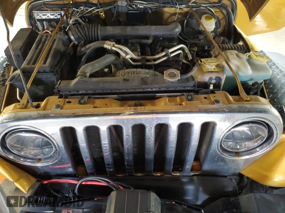 2003 Jeep Wrangler Rubicon with VIN 1J4FA69S23P322353, listed as a Copart auction lot 43915745 with 117,769 mi miles and Salvage title. Bid and sale history available at DreamBid. Image 11.