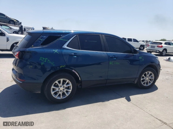 2021 Chevrolet Equinox LT with VIN 2GNAXUEV5M6133594, listed as a Copart auction lot 52177795 with 23,779 mi miles and Salvage Title. Bid and sale history available at carsss.com. Image 3.
