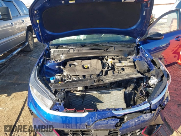 2024 Kia Forte GT-Line with VIN 3KPF54AD2RE792015, listed as a IAAI auction lot 41659286 with 8,599 mi miles and . Bid and sale history available at carsss.com. Image 10.