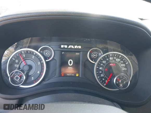 2022 Ram 2500 Big Horn with VIN 3C6UR5DL3NG341007, listed as a IAAI auction lot 41878281 with 18,277 mi miles. Bid and sale history available at carsss.com. Image 7.