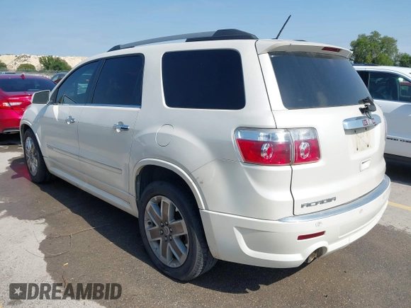 2011 GMC Acadia Denali with VIN 1GKKVTED6BJ232742, listed as a IAAI auction lot 42047901 with 141,694 mi miles. Bid and sale history available at carsss.com. Image 3.