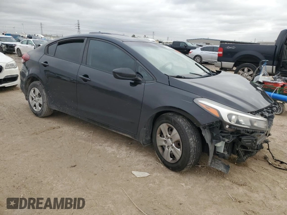 2017 Kia Forte LX with VIN 3KPFK4A72HE009759, listed as a Copart auction lot 44994075 with 138,436 mi miles and Salvage Title. Bid and sale history available at carsss.com. Image 4.