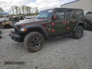 2020 Jeep Wrangler Unlimited Rubicon with VIN 1C4HJXFN9LW315814, listed as a Copart auction lot 49147855 with 28,902 mi miles and Salvage Title. Bid and sale history available at carsss.com. Image 1.