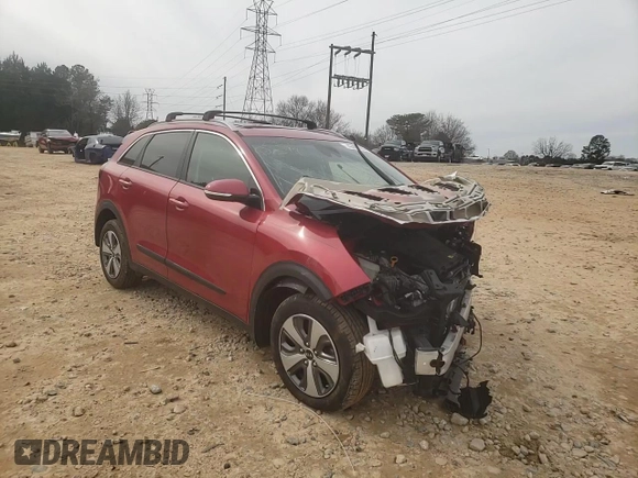 2019 Kia Niro Touring with VIN KNDCE3LC0K5234392, listed as a Copart auction lot 42487485 with 0 mi miles and Salvage Title. Bid and sale history available at carsss.com. Image 10.