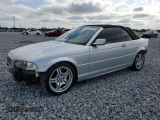 2001 BMW 3 Series 330Ci with VIN WBABS53421JU85877, listed as a Copart auction lot 52491245 with 107,120 mi miles and Non Repairable. Bid and sale history available at carsss.com. Image 1.