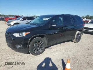 2021 Chevrolet Traverse RS z VIN 1GNERJKW6MJ115468, wystawiony jako Copart lot #82021984 z przebiegiem 54 470 mil mil oraz Nie do naprawy • Non repairable. Historia ofert i sprzedaży dostępna na DreamBid. Obrazek 1.